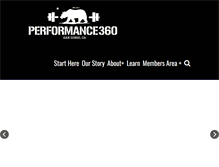 Tablet Screenshot of perform-360.com